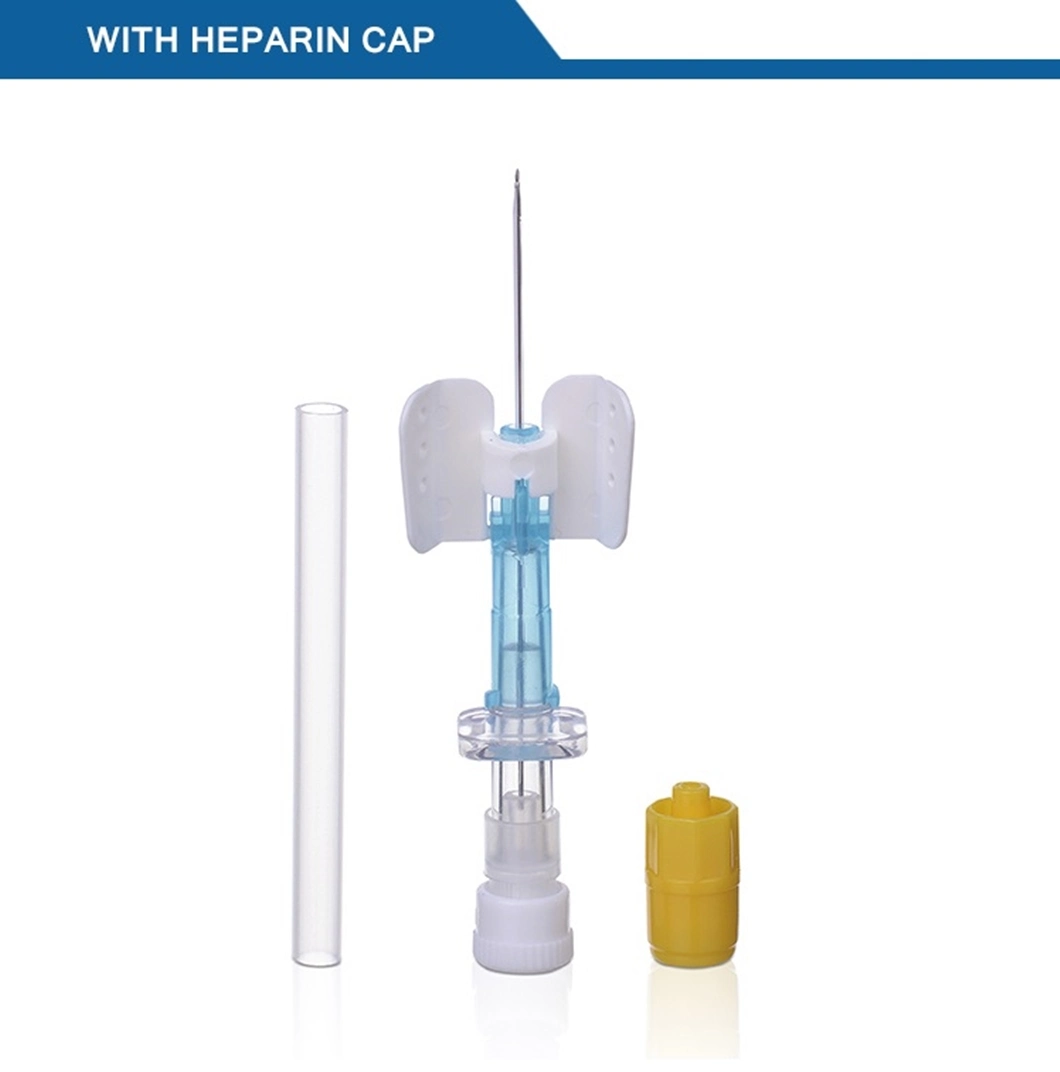 Factory Hot Sales Disposable Sterile IV Cannula with Fixed Wings