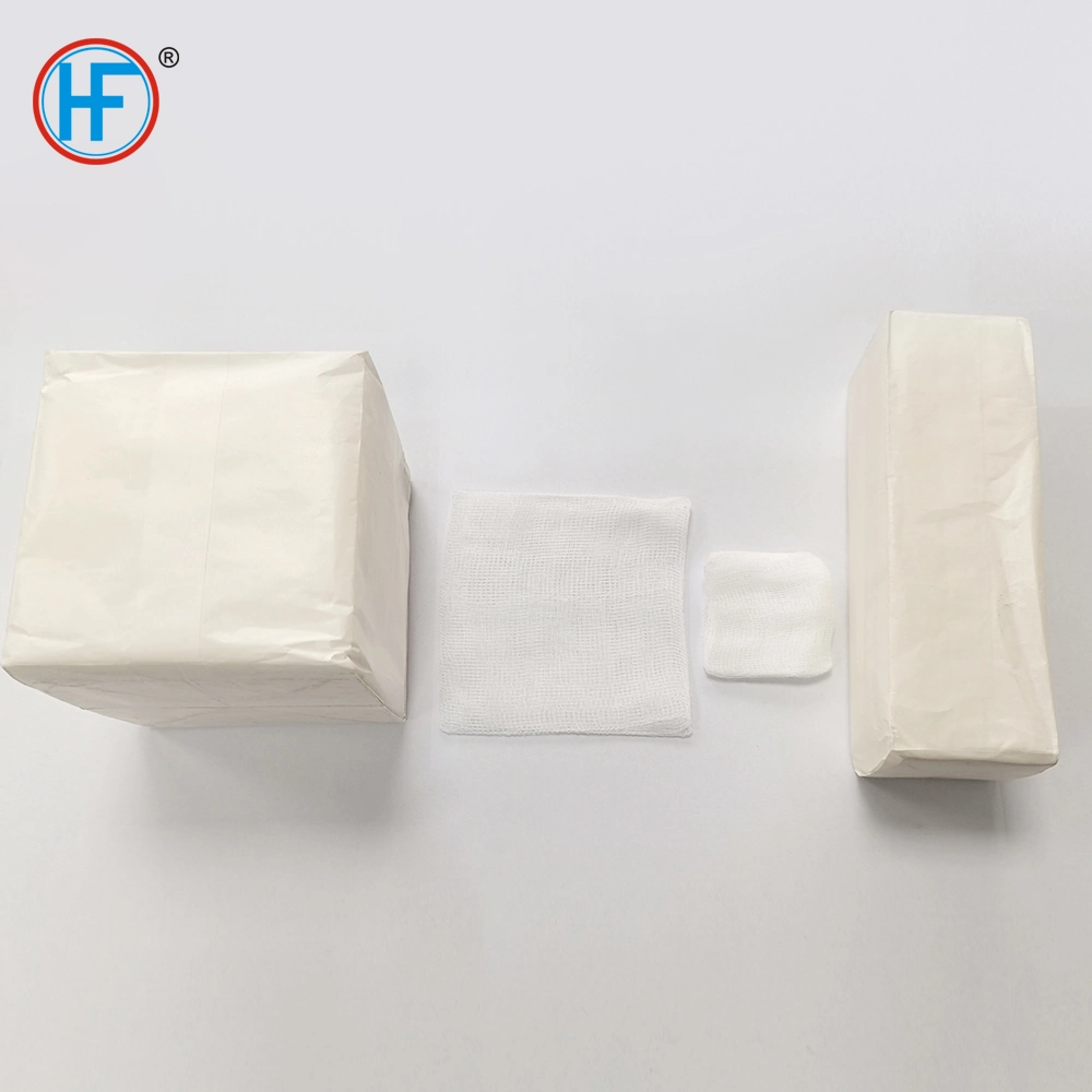 Mdr CE Approved Superior Absorbency Disposable Pure Cotton Skim Bleached Gauze