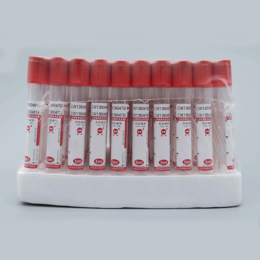 Medical Disposable Sterile Vacuum Blood Collection Tubes Ce Approval