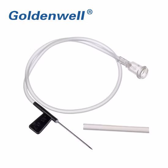 주입 일회용 27g 안전 나비 바늘 두피 정맥 세트